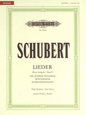 Illustration de Schöne Mullerin, Winterreise et Schwanengesang pour voix basse