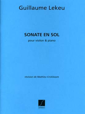 Illustration lekeu sonate en sol maj