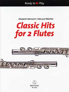 Illustration de CLASSIC HITS : 24 morceaux de Mozart, Weber, Haydn, Gluck, Beethoven, Chopin, Schubert... (tr. Weinzierl/Wächter)