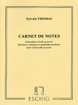 Illustration de Carnets de notes 13 Pièces faciles pour les 2e, 3e et 4e positions.