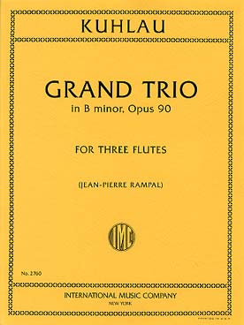 Illustration de Grand trio op. 90 en si m (tr. Rampal)    