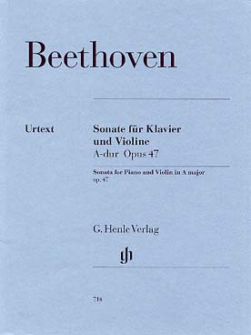Illustration beethoven sonate op. 47 ("a kreutzer")