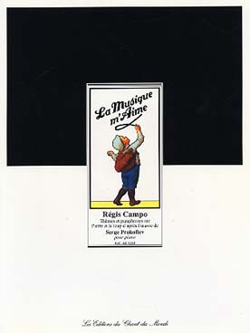 Illustration de Pierre et le loup d'après l'oeuvre de Prokofiev avec CD