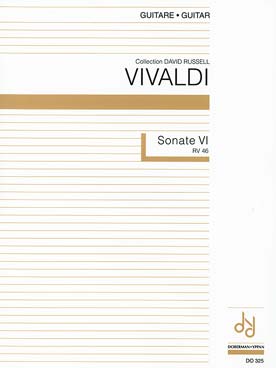 Illustration de Sonate N° 6 RV 46 (originale en si b M pour violoncelle, tr. David Russell)
