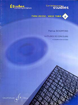Illustration de Études contemporaines pour tuba - N° 8 : 15 études de concours