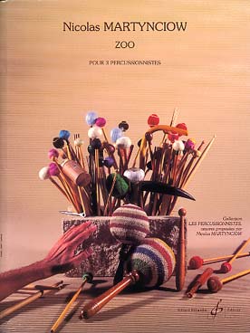 Illustration de Zoo pour 3 percussionnistes