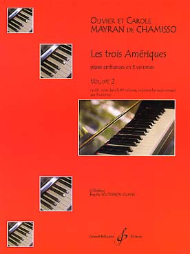 Illustration de Les 3 Amériques, piano ambiances - Vol. 2 : moyenne difficulté
