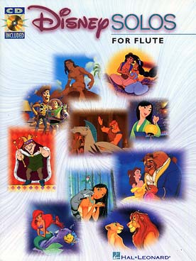 Illustration de DISNEY SOLOS for flute : 10 airs des dessins animés avec lien de téléchargement