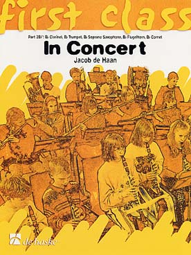 Illustration de First class in concert - Partie 2 en si b'' : clarinette/ trompette/saxo soprano/bugle/cornet