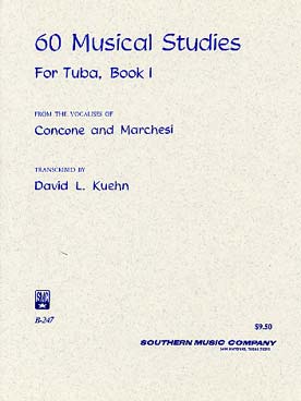 Illustration de 60 études musicales pour tuba - Vol. 1