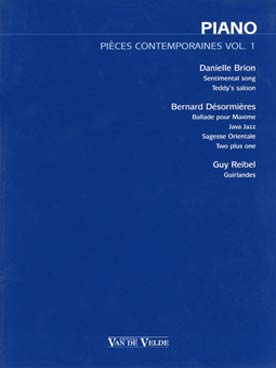 Illustration de PIÈCES CONTEMPORAINES - Vol. 1 : Brion, Désormières, Reibel