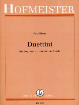 Illustration de Duettini pour instrument soprano (flûte à bec, piccolo, flûte traversière, hautbois, clarinette ou violon)