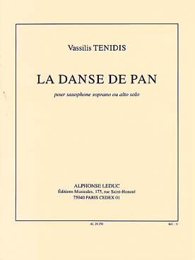 Illustration de La Danse de pan pour saxophone soprano ou alto