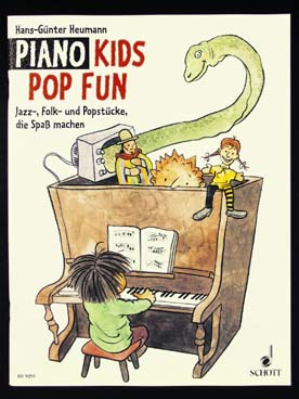Illustration de Piano kids pop fun : 29 airs jazz, folk et traditionnels, pour le plaisir