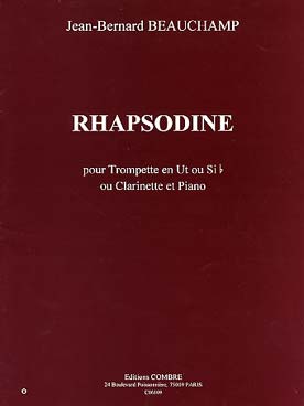 Illustration de Rhapsodine pour trompette en ut ou si b ou clarinette
