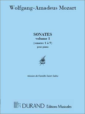 Illustration de Sonates (révision Camille Saint-Saens) - vol. 1 : N° 1-9