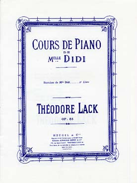 Illustration de Cours de piano de Mlle Didi : - Études op. 85 Vol. 2