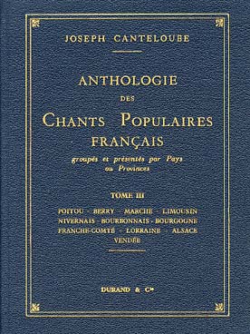 Illustration canteloube anthologie francais vol. 3