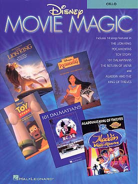 Illustration de DISNEY MOVIE MAGIC : 14 airs de films de Disney (Le Roi Lion, Pocahontas, Toy story, Aladdin...)