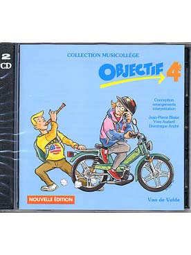 Illustration de MUSICOLLÈGE par Blaise, Audard et André - CD double Objectif 4e 