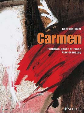 Illustration de Carmen, opéra complet (version chant et piano, en français et allemand)