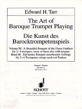 Illustration de The Art of baroque trumpet playing - Vol. 3 : partie de timbales