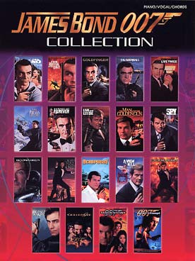 Illustration de JAMES BOND 007 COLLECTION : 25 thèmes des 19 films de James Bond (P/V/G)