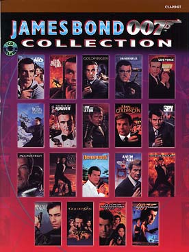 Illustration de JAMES BOND 007 COLLECTION : 25 thèmes des 19 films de James Bond
