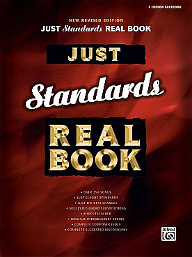 Illustration de JUST STANDARDS REAL BOOK : 250 standards instruments en ut