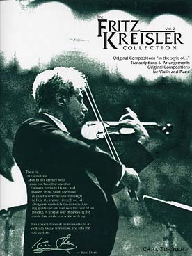Illustration de The Kreisler collection : compositions originales, transcriptions, cadences - Vol. 2
