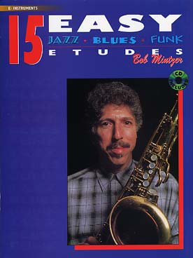 Illustration de 15 Easy jazz blues and funk (mi b) pour saxo alto ou baryton