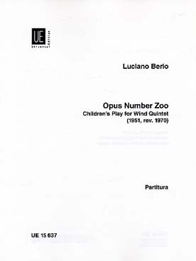 Illustration berio opus number zoo pour quintette