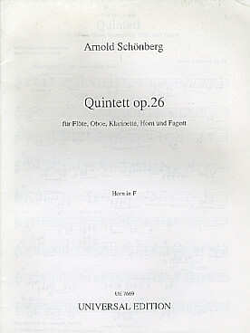 Illustration schoenberg quintette op. 26 parties