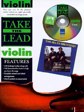 Illustration take the lead blues brothers violon