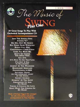 Illustration music of swing plus one avec cd en mi b