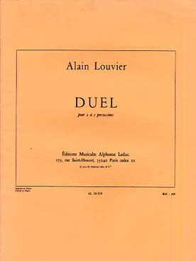 Illustration de Duel pour 2 à 5 percussionnistes