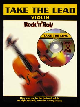 Illustration take the lead rock'n'roll violon