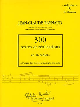 Illustration de 300 Textes et réalisations Vol. 9 : R. Schumann - Réalisations