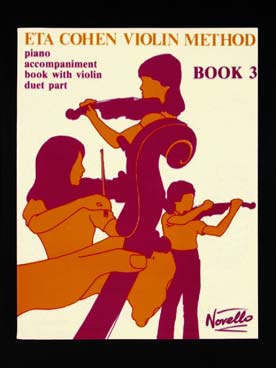 Illustration de Violin method - Vol. 3 : accompagnement violon duo et piano