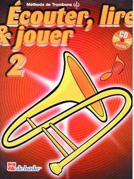 Illustration de ÉCOUTER, LIRE ET JOUER (version en clé de sol) - Méthode avec CD Vol. 2