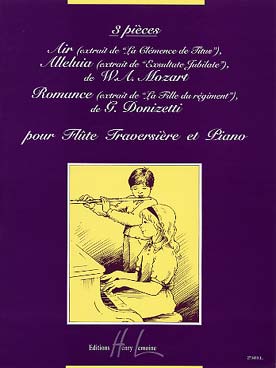 Illustration mozart/donizetti 3 pieces