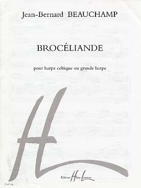 Illustration de Brocéliande pour harpe celtique ou grande harpe