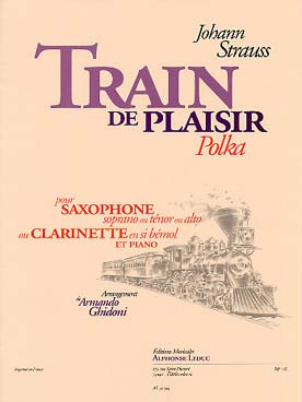 Illustration de Train de plaisir polka, tr. Ghidoni (saxo soprano ou alto, ou clarinette)