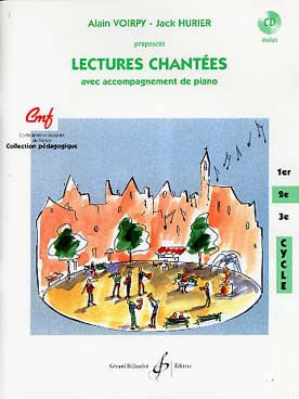 Illustration de Lectures chantées avec accompagnement de piano et CD play-along - Vol. 2 : cycle 2