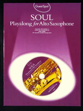 Illustration guest spot soul for saxophone alto