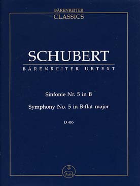 Illustration de Symphonie N° 5 en si b M (D 485)