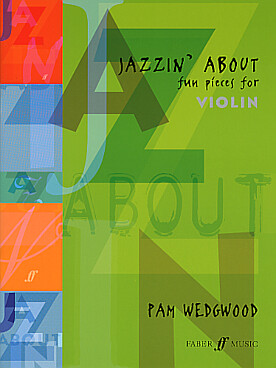 Illustration wedgwood jazzin' about violon