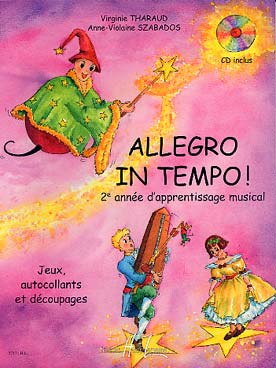 Illustration de Allegro in tempo avec CD : niveau 2e année de formation musicale