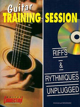 Illustration de Riffs & rythmiques unplugged pour  guitare avec tablature, + CD