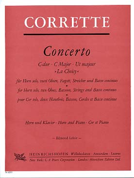 Illustration corrette concerto pour cor la choisy